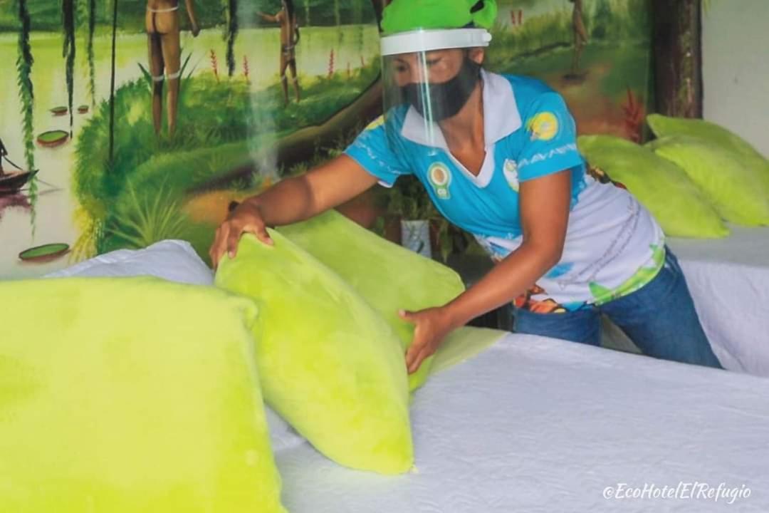 Eco Hotel El Refugio Boutique ليتيسيا المظهر الخارجي الصورة